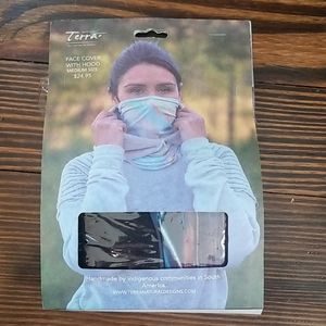 Lot of 2 Terra Face Cover With Hood